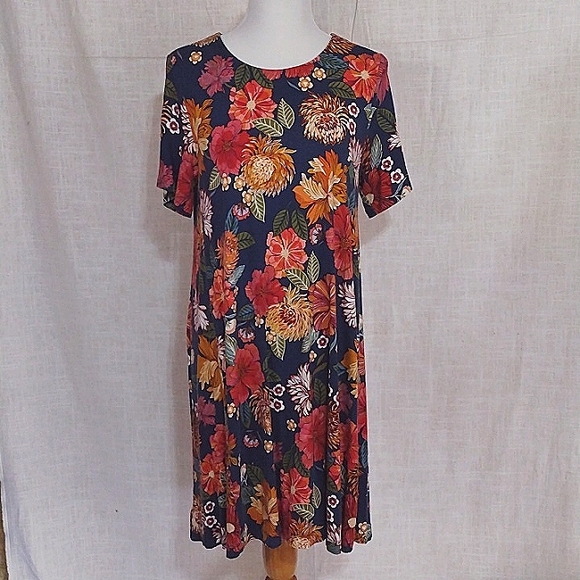 LOFT Dresses & Skirts - LOFT floral swing dress - gorgeous pattern!